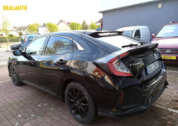 Honda Civic cena 70900 przebieg: 135000, rok produkcji 2018 z Gostynin małe 407